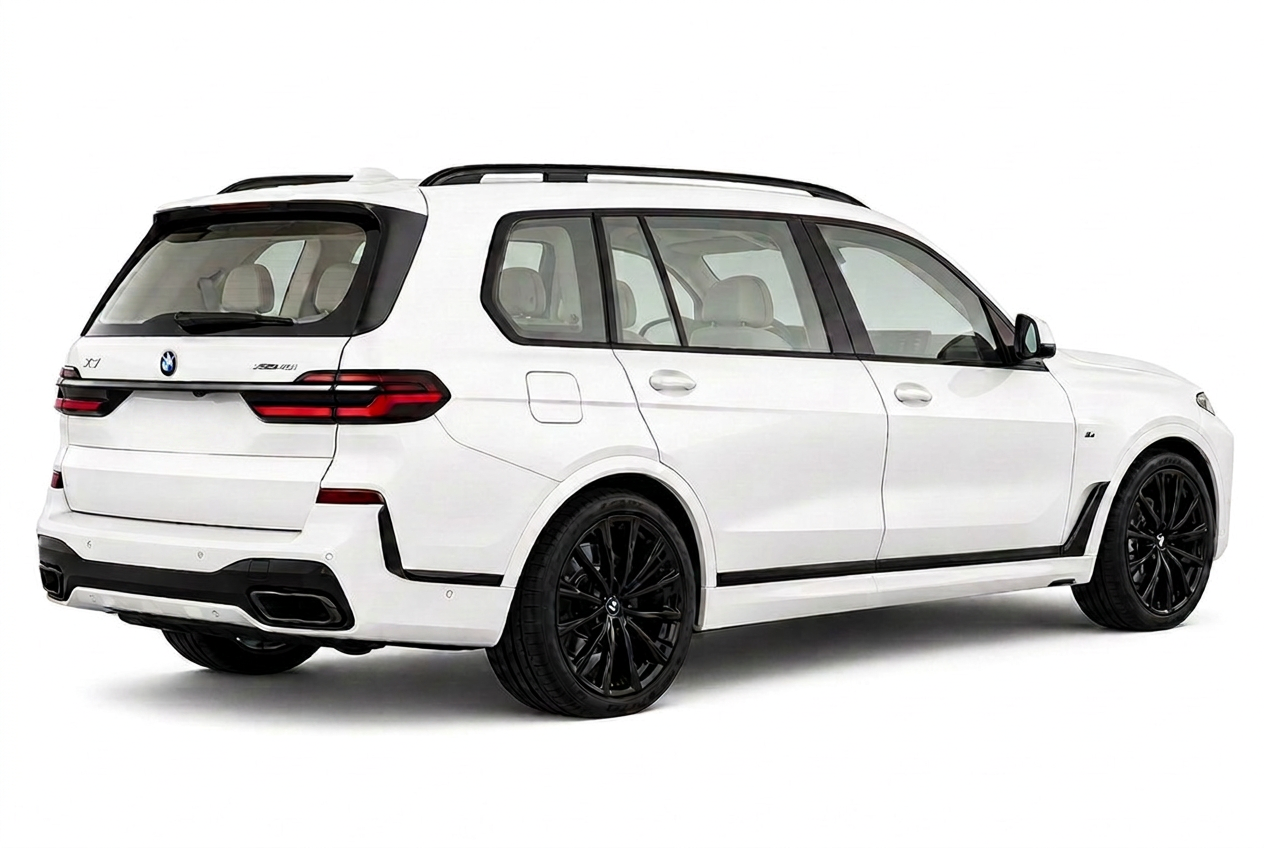 White luxury SUV with 35% vlt — medium window tint — Golding Auto Films